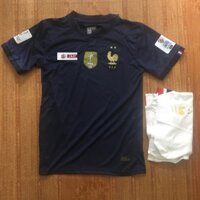 Áo đội tuyển Pháp WC 2022 Full Logo Phù Hiệu