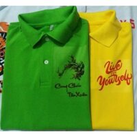 Áo đôi
Chất liệu vải cá sấu.
Kiểu cổ bẻ,tay ngắn
Chất in chuyển nhiệt mực in sắc nét hình không bong tróc không phai màu