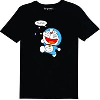 Áo Doraemon lục lạc- Áo thun unisex ngắn tay cổ tròn cao cấp