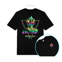 Áo Dragon Ball Phản Quang 7 màu [FREESHIP] Áo unisex, áo thun nam nữ đen trắng from rộng, vải cotton xịn