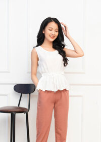 Áo đũi lụa sát nách Vicci cao cấp nhiều màu - Trắng - XL