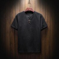 Áo Đũi Nam Mát Mẻ Mùa Hè SZone SA501 - Đen,XXXL