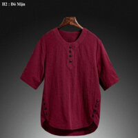 ÁO ĐŨI NAM NỮ VẢI ĐẸP CO GIÃN CỔ TÀU TAY NGẮN [ADU2]