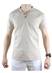 Áo đũi nam thời trang đẹp - Vàng kem - 2XL