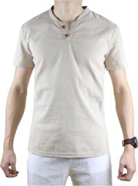 Áo đũi nam thời trang đẹp - Vàng kem - 3XL