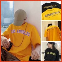 Áo Essentials LA nam nữ áo thun unisex form rộng oversize chất liệu Cotton new 2022 sabistores1