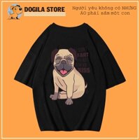 Áo form rộng PUG KISS DOGILA street wear-DOG202112223DOGILA