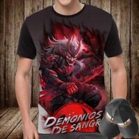 Áo Free Fire Quỷ Vương Tặng kèm Mũ FF Cực Hot, Hình in sắc nét, Chất cotton mềm mịn - HAKI SHOP