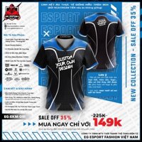 Áo Game thủ thi đấu Esport - Thiết kế theo Logo Team - PUBG, FREEFIRE, LIÊN QUÂN, LMHT, FIFA... - EG-EKM-091