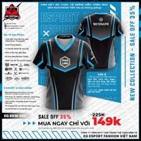 Áo Game thủ thi đấu Esport - Thiết kế theo Logo Team - PUBG, FREEFIRE, LIÊN QUÂN, LMHT, FIFA... - EG-EKM-052