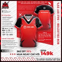Áo Game thủ thi đấu Esport - Thiết kế theo Logo Team - PUBG, FREEFIRE, LIÊN QUÂN, LMHT, FIFA... - EG-EKM-085