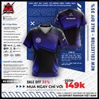 Áo Game thủ thi đấu Esport - Thiết kế theo Logo Team - PUBG, FREEFIRE, LIÊN QUÂN, LMHT, FIFA... - EG-EKM-050