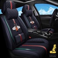 Áo Ghế Ô tô Thời Trang Hoạ Tiết G̵U̵C̵C̵I̵ Ong Sang Trọng – Sử Dụng Cho Mọi Loại Xe 4-5 Chỗ Ngồi