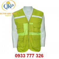 Áo ghi lê 4 túi hộp màu vàng chanh đậm (new)