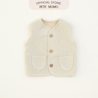 Áo Ghi Lê Bé Trai Bé Gái 16 Tuổi Chất Liệu Nhung Tăm Cao Cấp PETIT MOMO H092