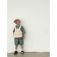 Áo Ghi Lê Kaki Cá Tính Trẻ Em