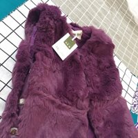 Áo ghile lông cho bé gái