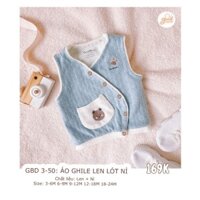 ÁO GHILE LÓT NỈ CHO BÉ