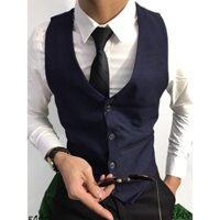 Áo ghile nam đồng phục nhà hàng công sở FACIOSHOP áo ghi lê nam đẹp hàn quốc gile nam đen gi lê tphcm cao cấp