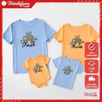 Áo Gia Đình Familylove - Mẫu Áo Gia Đình Chú Lười Chill Dad Mom Baby Kid