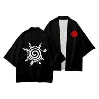 áo gia tộc Uzumaki, áo khoác kimono anime Uzumaki phong cách Nhật Bản