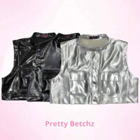 Áo gile da dáng croptop Pretty