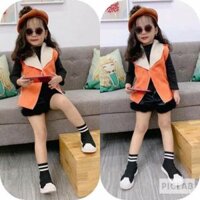 áo gile da lộn cho bé