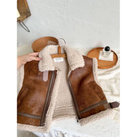 Áo gile da lộn trần bông trẻ em MIMIAN BABY- ord