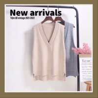 Áo gile Hàn Quốc chất len mịn, nhiều màu - Áo gile trẻ trung phối sơ mi cực xinh