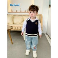 Áo Gile Len Cho Bé Trai Bé Gái, Áo GiLe Chất Len Cao Cấp Cho Bé Từ 7 đến 27kg JESSKIDS