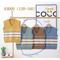 Áo gile len cho bé trai 18-35kg