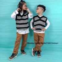 Áo gile len cho bé