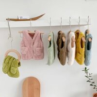 Áo gile lông cừu quảng châu cho bé