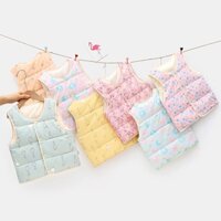 Áo Gile LÔNG VŨ siêu nhẹ cho bé trai/gái 11-25Kg