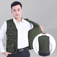 Áo Gile Nam Chất Kaki Nhập Khẩu Cao Cấp