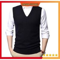 Áo GiLe Nam Nữ Chất Len Tăm Cao Cấp, Áo Len Ba Lỗ Trẻ Trung Năng Động AL07 - MINHSTORE 66