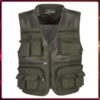 Áo Gile Nam Túi Hộp - Áo GhiLê Nhiều Túi 12nd