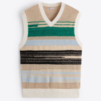 Áo gile nam Zara authentic TEXTURED KNIT VEST size M