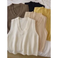 Áo Gile nữ basic dễ phối đồ dành cho nữ