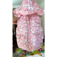Áo gile phao bé gái siêu đỉnh hình con voi