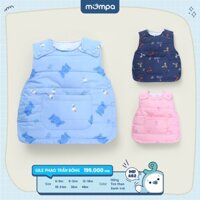 Áo Gile Phao Mompa cho bé 6 tháng - 4 tuổi Vải Trần Bông siêu ấm áp, thoáng khí - MP682