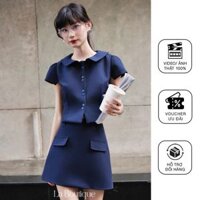Áo Gile Tay Hến La Boutique Vải Carolan Cao Cấp-A073