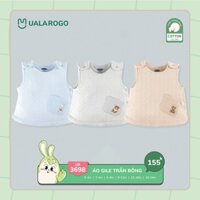 Áo Gile Trần Bông Hình Gấu Nhỏ Cho Bé Từ 0 - 24M UalaRogo UR 3698