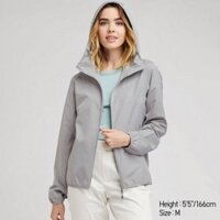 Áo gió bỏ túi UNIQLO nữ - Màu xám