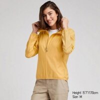 Áo gió bỏ túi UNIQLO nữ - Màu vàng