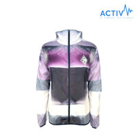 Áo Gió Chạy Bộ Nữ Uglow Wind Jacket - Blue Charcoal