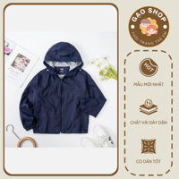 Áo gió lót cotton Uniqlo trẻ em, Áo khoác vải gió cực đẹp, lót cotton mềm mịn giữ ấm dịp thu đông cho bé