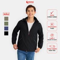 Áo Gió Nam 𝐂𝐀𝐑𝐃𝐈𝐍𝐀 2 Lớp Chất Vải Gió Cao Cấp Chống Thấm Nước Cản Gió Trẻ Trung 3GNM01