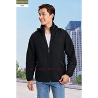 Áo Gió Nam CARDINA 2 Lớp Chất Vải Gió Cao Cấp Chống Thấm Nước Cản Gió Trẻ Trung 3GNM01