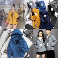 áo gió nam khoá ngực 2 lớp